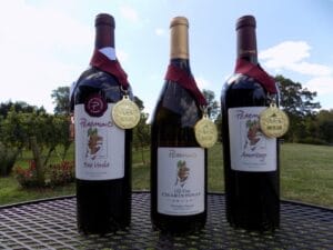 pearmund cellars wine bottles