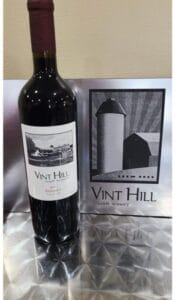 vint hill craft winery bottle